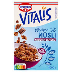 Vitalis 1,5 kg, Weniger Süß Knusper Schoko