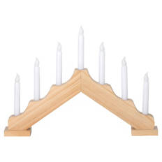 LED-Lichterbogen, Kerzenbogen, Holz