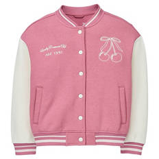 Kinder-Collegejacke, Rosa, 122/128