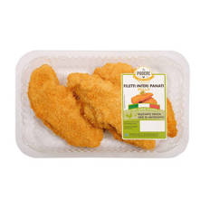 Filetti di pollo panati