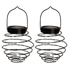 Solar-Spirallaternen, rund, klein