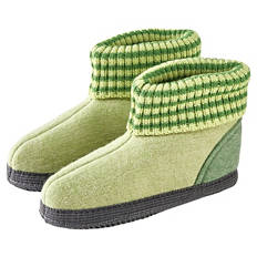 Kinder Hüttenschuhe, Grün, 23