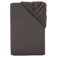 Supersoft Spannbetttuch Doppelbettgröße, Grau