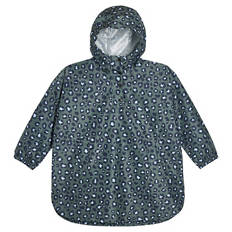 Regenponcho, Grün All-Over-Print, 128/134