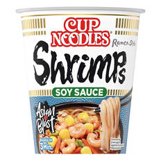 Ramen Style cups, shrimp