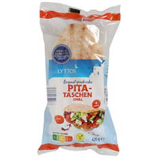 Pains pita, pochettes ovales
