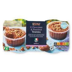 Chocolate & Hazelnut Tiramisu 2 Pack