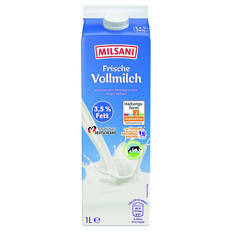 Frische Vollmilch 3,5 % 1 l