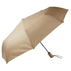 Kompakter Regenschirm, Beige, Automatisch