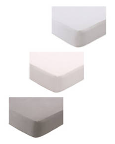 Brushed Cotton King Fitted Sheet