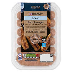 Skinny Pork Sausages 6 Pack