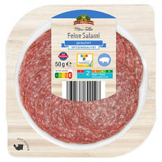 Mini Teller 50 g, Feine Salami