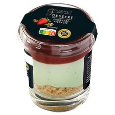 Dessert im Glas 60 g, Erdbeere-Pistazie