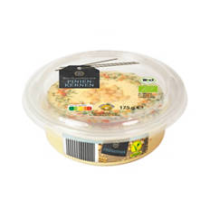 Bio-Hummus mit Topping 175 g, Kräuter-Pinienkerne