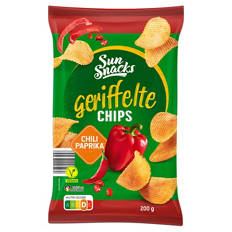 Riffel Chips 200 g, Chili-Paprika
