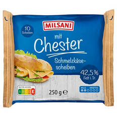 Schmelzscheiben 250 g, Chester