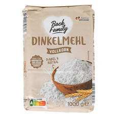 Dinkelmehl, Vollkorn