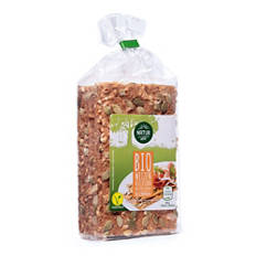 Fette croccanti gourmet, formaggio e semi di zucca