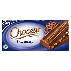 Schokolade 200 g, Salzbrezel