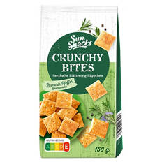 SUNSNACKS Crunchy Bites 150 g, Pfeffer-Rosmarin