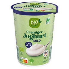 Bio-Joghurt 500 g, 3,8 % Fett