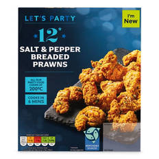 Salt & Pepper Breaded Prawns 12 Pack*