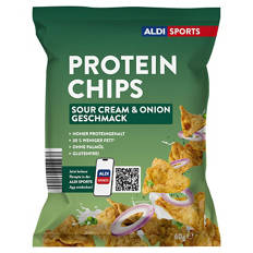 Protein Chips 60 g, Sour Cream & Onion