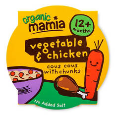 Organic Vegetable & Chicken Cous Cous with Chunks Tray Meal