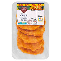 Schweineschnitzel XXL 600 g, paniert