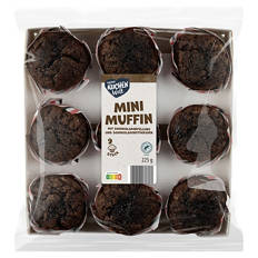 Gefüllte Mini Muffins 225 g, Schokoladenfü. und Schokoladenstü.