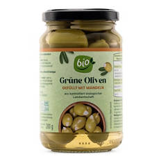 Griechische Oliven gefüllt, Mandel