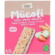 Barres au muesli suisses, pomme et fraise