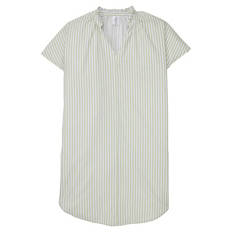 Damen Seersucker Nachtwäsche, Grün, S 36/38