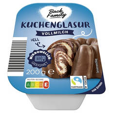 Kuchenglasur 200 g, Vollmilch