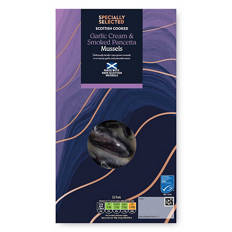 Pancetta & Garlic Cream Cooked Mussles