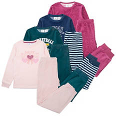 Kinder-Velours-Pyjama, 2-teilig