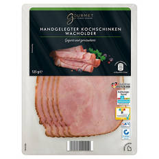 Handgelegter Kochschinken 125 g, Wacholderschinken
