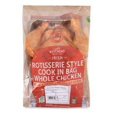 Irish Rotisserie Style Cook in Bag Whole Chicken with a Sweet & Sticky Glaze