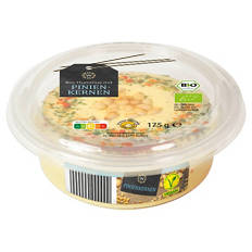 Bio-Hummus mit Topping 175 g, Kräuter-Pinienkerne