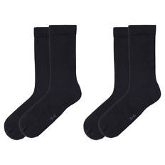 Herren Socken 2er-Pack, Schwarz, 39/42