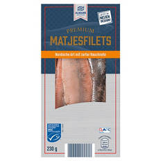 Matjesfilet mit Sauce, Zarte Rauchnote 230 g
