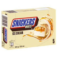Snickers Eisriegel, Weiß 204 g
