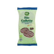 Gallette ricoperte di cioccolato al latte