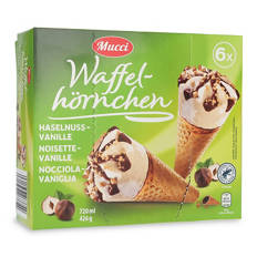 Coni, nocciole e vaniglia