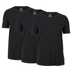 Herren Unterhemd 3er-Pack, Schwarz, M