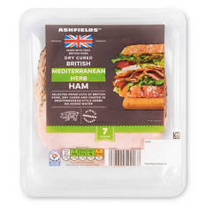 British Dry Cured Mediterranean Ham 7 Slices