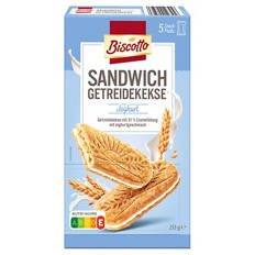 Sandwich Getreidekekse 253 g, Joghurt