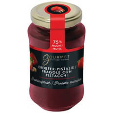 Crema spalmabile alla frutta, fragola e pistacchio