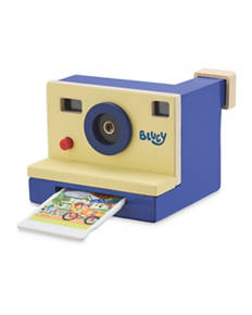 Wooden Polaroid Camera/Adventure Belt