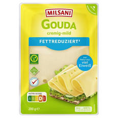 Fettred. Käse 200 g, Gouda mild